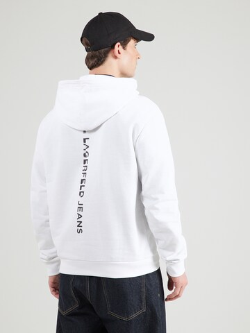 KARL LAGERFELD JEANS - Sudadera en blanco: frente