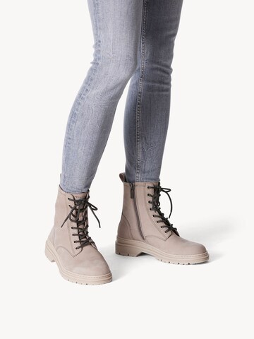 Bottines à lacets Tamaris en gris : devant