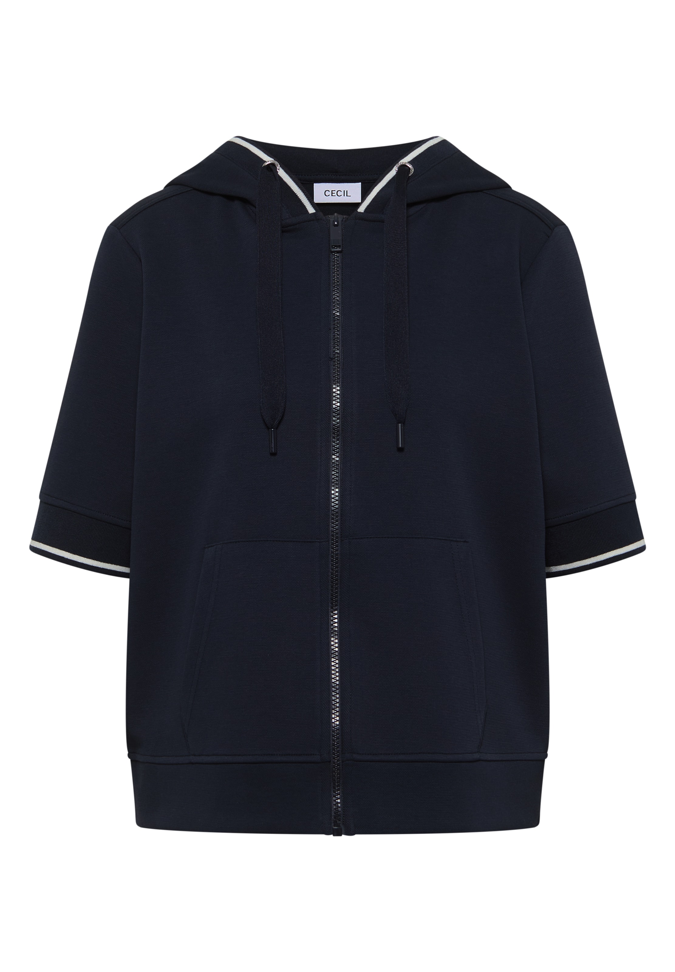CECIL Sweatjacke in Blau: Vorderseite