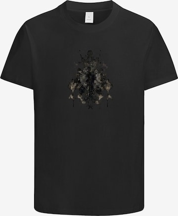 HUSKSWARE Shirt 'Grafik' in Schwarz: Vorderseite