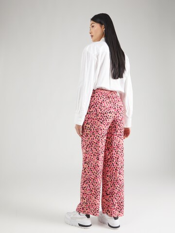 ONLY Loose fit Trousers 'ONLNOVA' in Pink