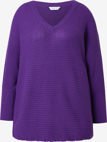 Pull-over MIAMODA en violet : devant