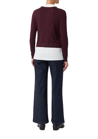 Pull-over COMMA en rouge : derrière