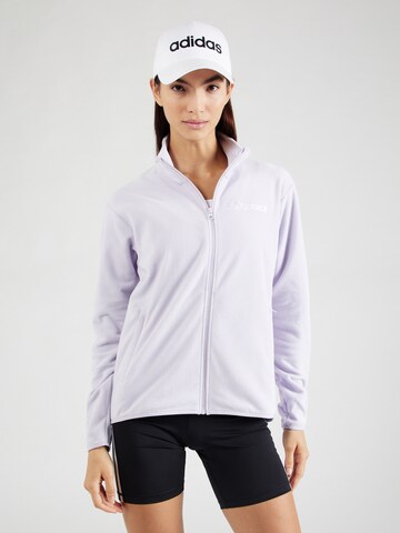 Veste en polaire fonctionnelle 'Ess' ADIDAS TERREX en violet : devant