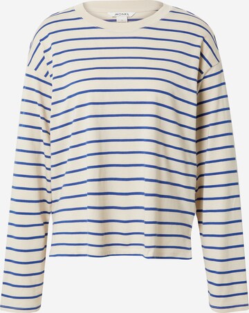 T-shirt Monki en bleu : devant