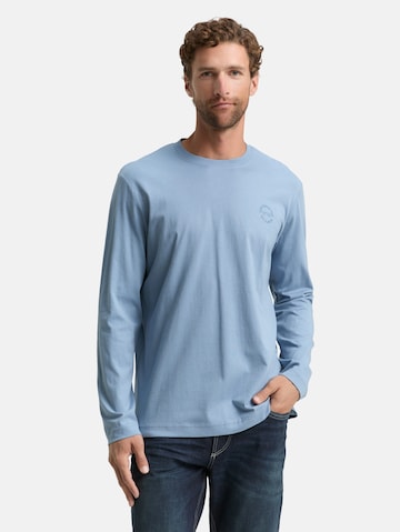 TOM TAILOR Shirt in Blauw: voorkant