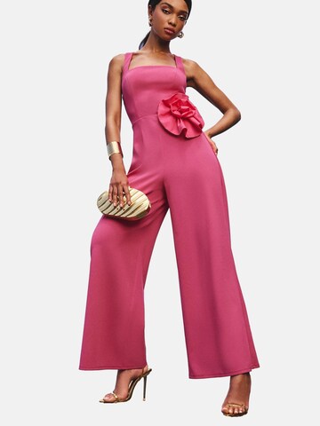 Lipsy Jumpsuit in Roze: voorkant