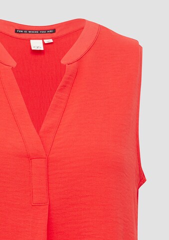 Chemisier QS en rouge