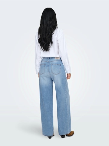 ONLY Wide leg Τζιν 'ONLSKYLAR' σε μπλε