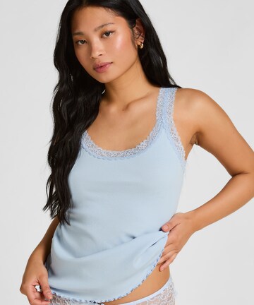 Hunkemöller Pajama shirt in Blue
