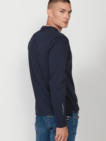 KOROSHI Shirt in Blau