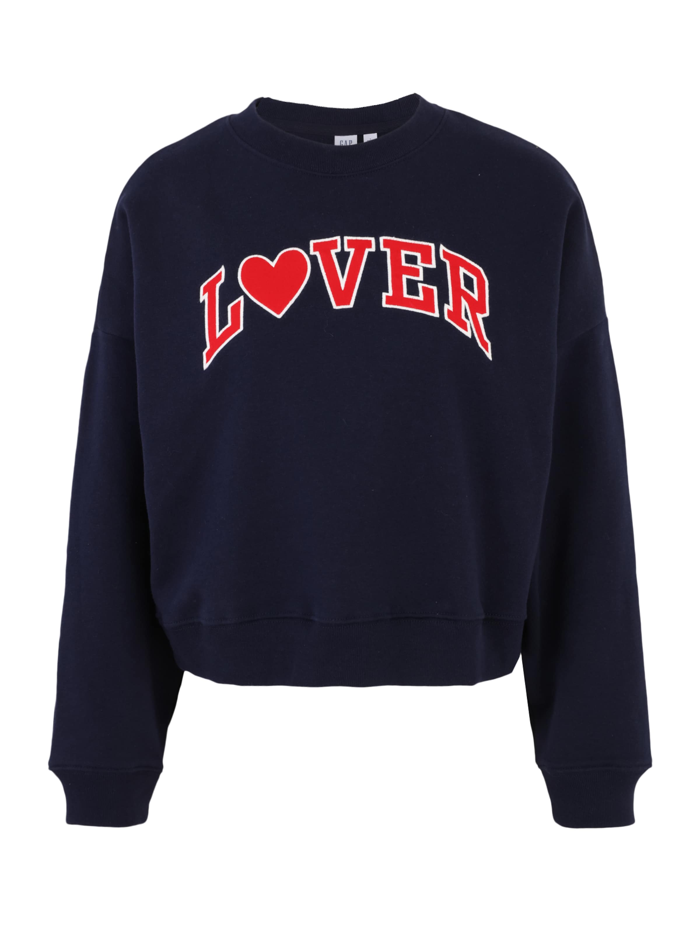 Gap Petite Sweatshirt in Blue: front