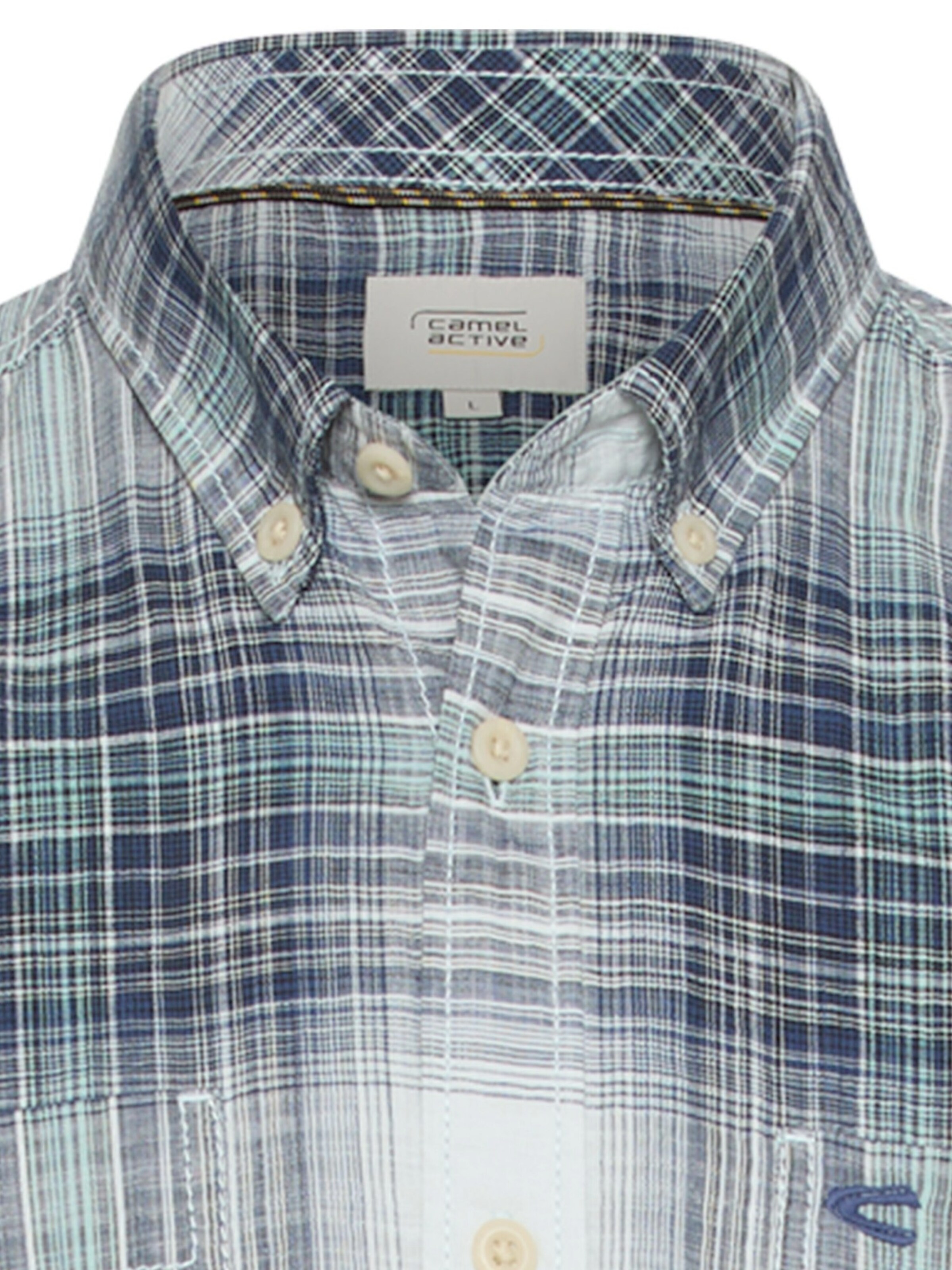 CAMEL ACTIVE Regular Fit Hemd in Blau