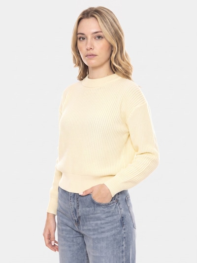 Pullover 'Mikala Jumper G006 GOTS Flan Cream -- Women's Sweater White Women' in XS minimum di colore beige, Visualizzazione prodotti