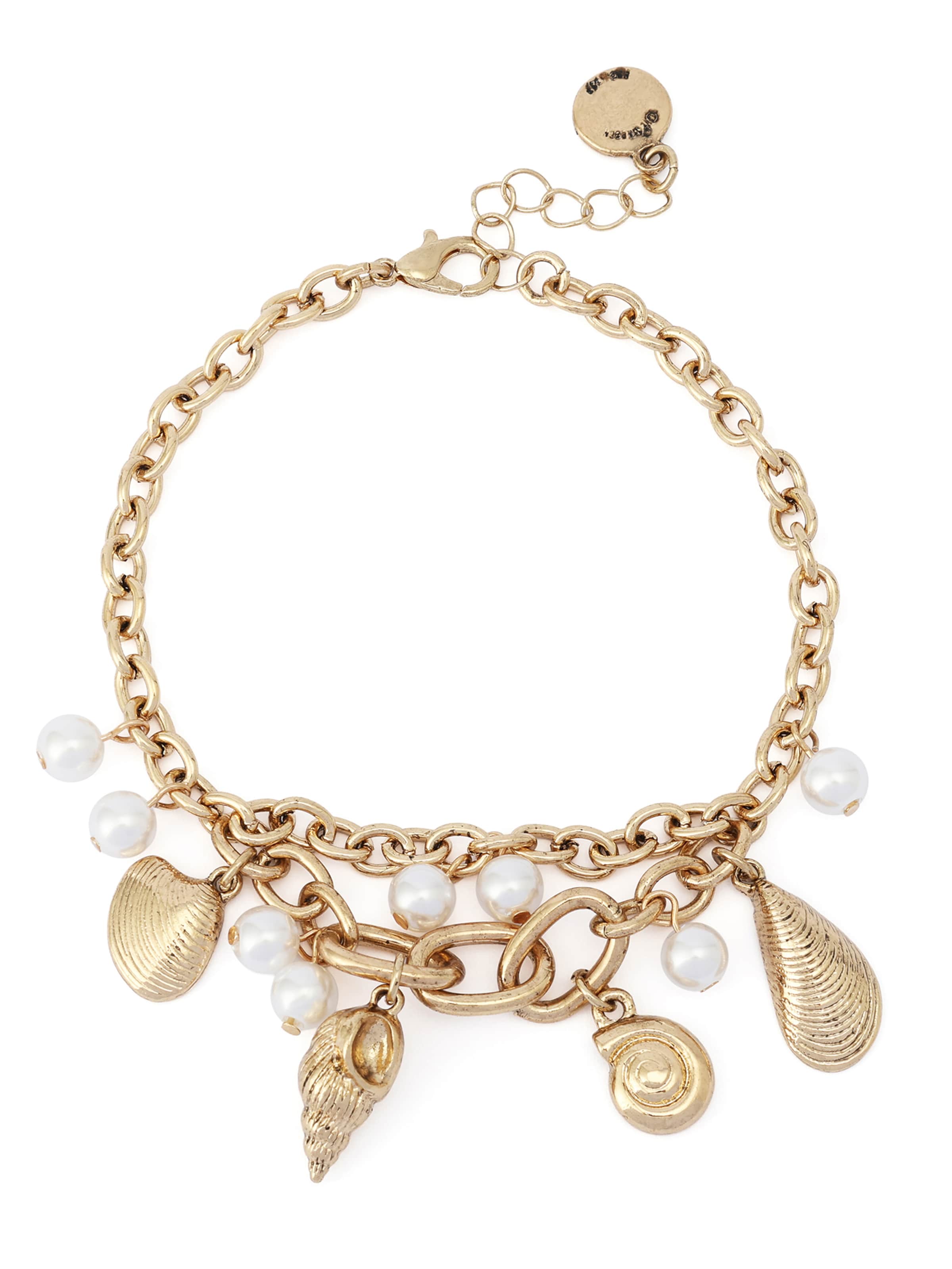 Braccialetto in One Size STEVE MADDEN di colore oro / bianco perla, Visualizzazione prodotti