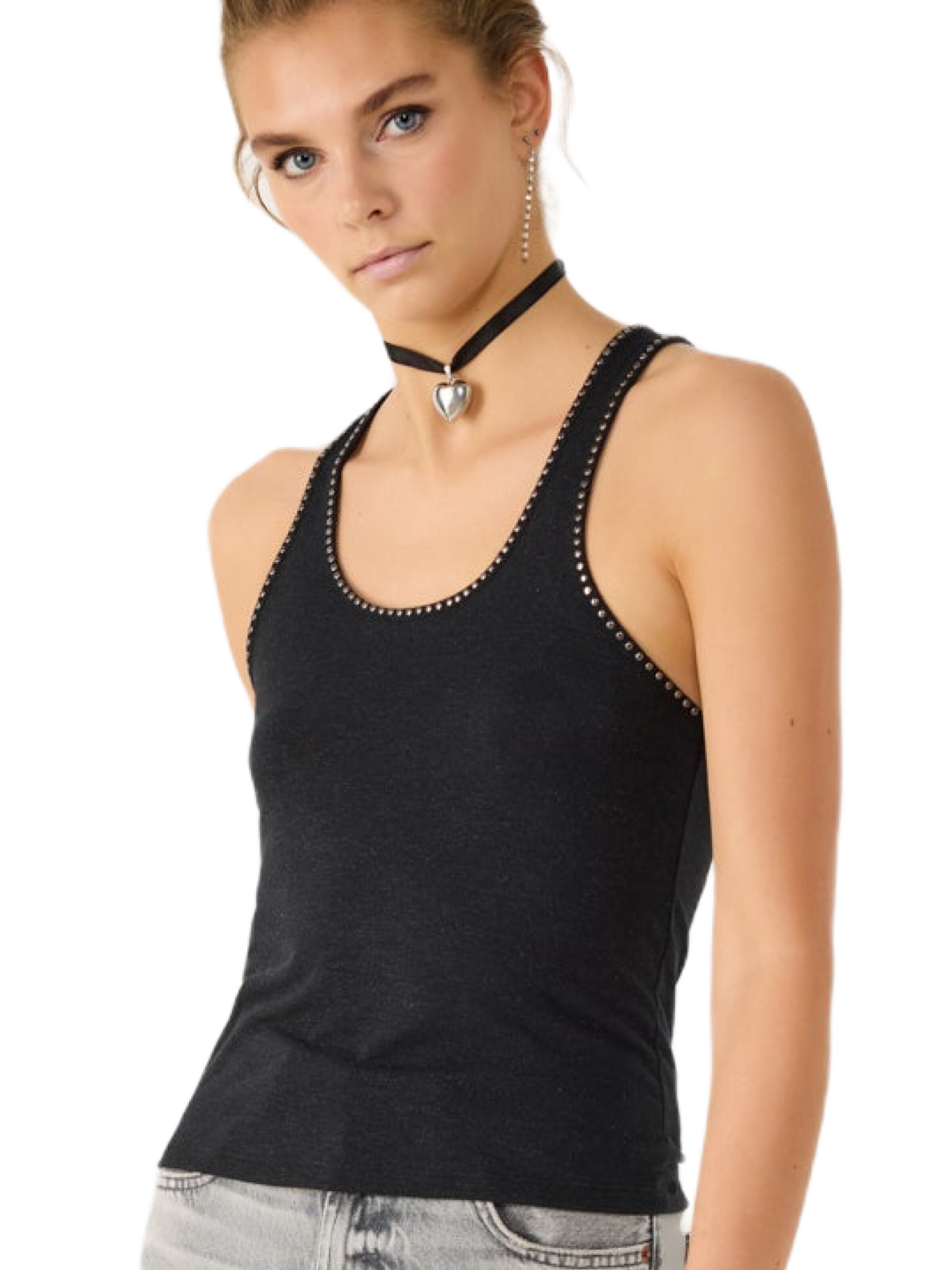 No Matter What Top in Black