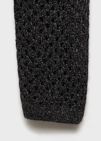 MANGO Pullover 'Colmena' in Schwarz