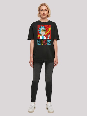 T-shirt oversize 'Rick & Morty Cool Rick' F4NT4STIC en noir