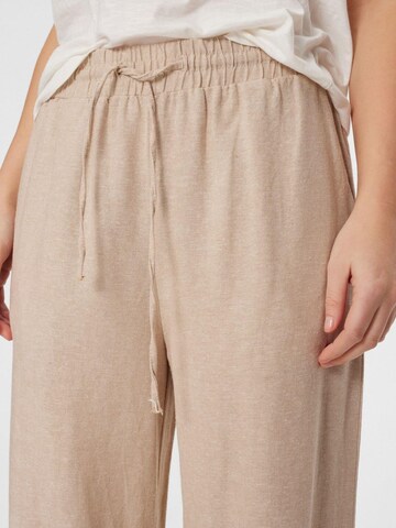 Freequent Regular Trousers 'FQ-Lava broek Sand' in Beige