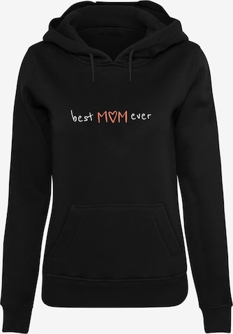 Felpa 'Mothers Day - Best mom ever' di Merchcode in nero: frontale