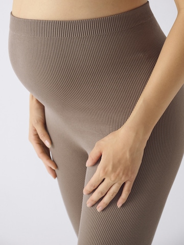 Only Maternity Skinny Pajkice 'OLMJAIA' | rjava barva