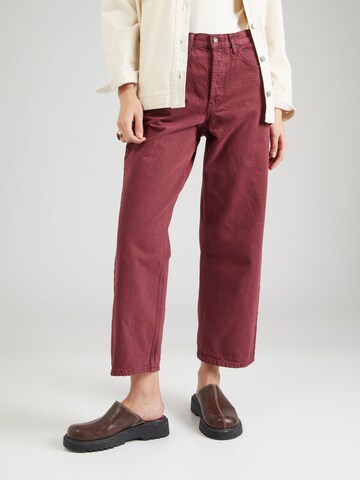 Regular Jean TOPSHOP en rouge : devant