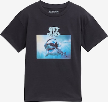 TOM TAILOR Paita värissä musta: etupuoli