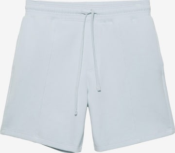 Pull&Bear Loosefit Kalhoty – modrá: přední strana
