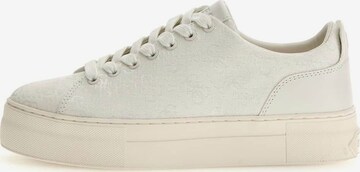 Sneaker low 'Gia' de la GUESS pe alb: față