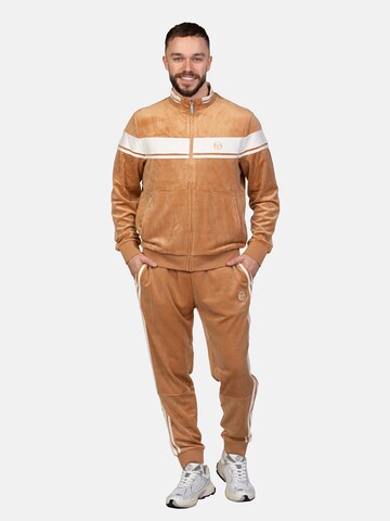 Sergio Tacchini Jogginganzug 'Damarindo' in Braun: Vorderseite