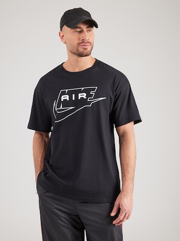 melns Nike Sportswear T-Krekls: no priekšpuses