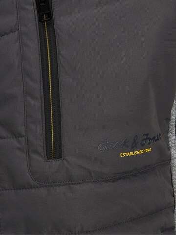 JACK & JONES Between-season jacket 'Berg' in Grey