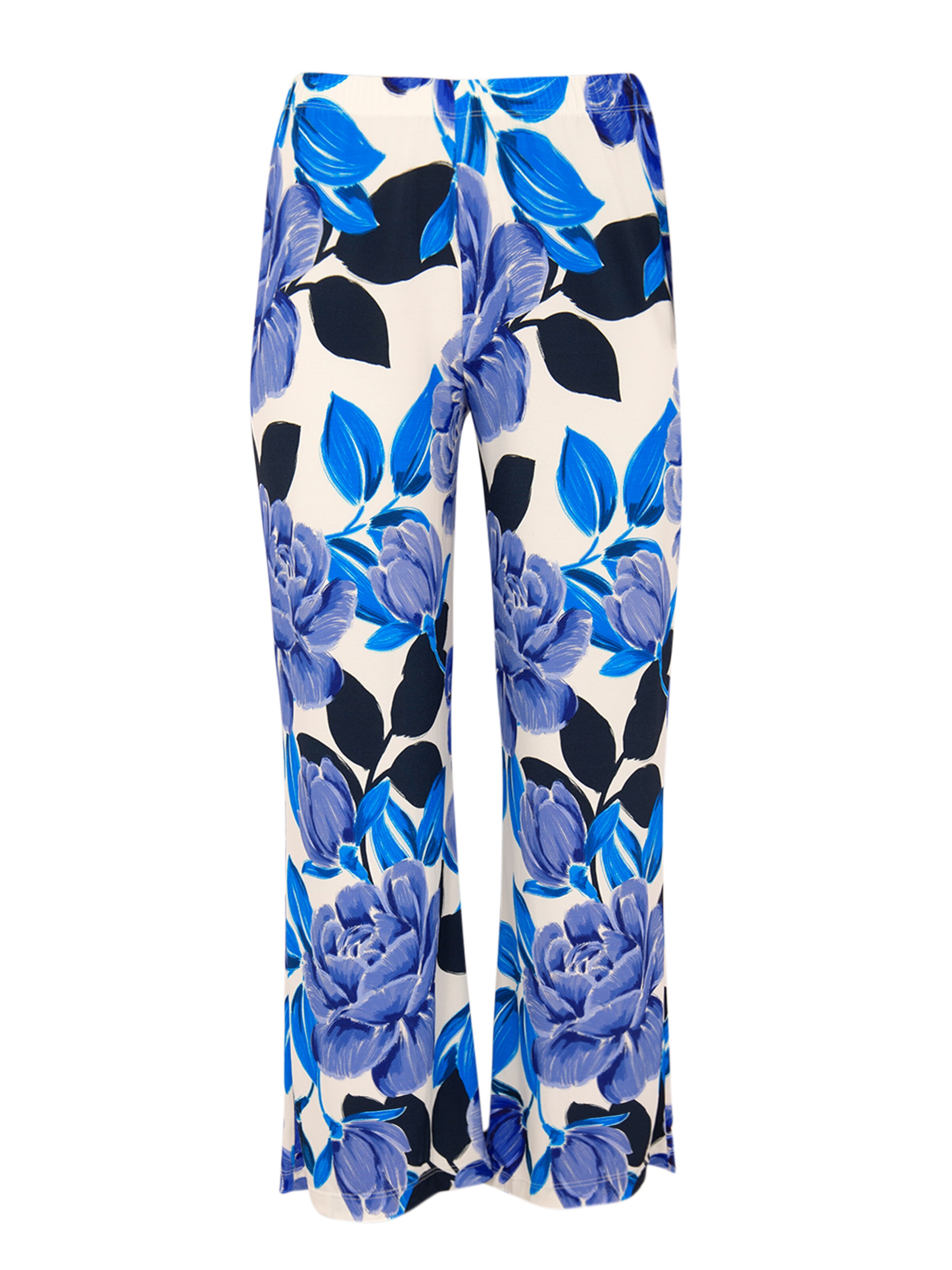 YOEK Loosefit Broek 'Dolce' in Blauw: voorkant