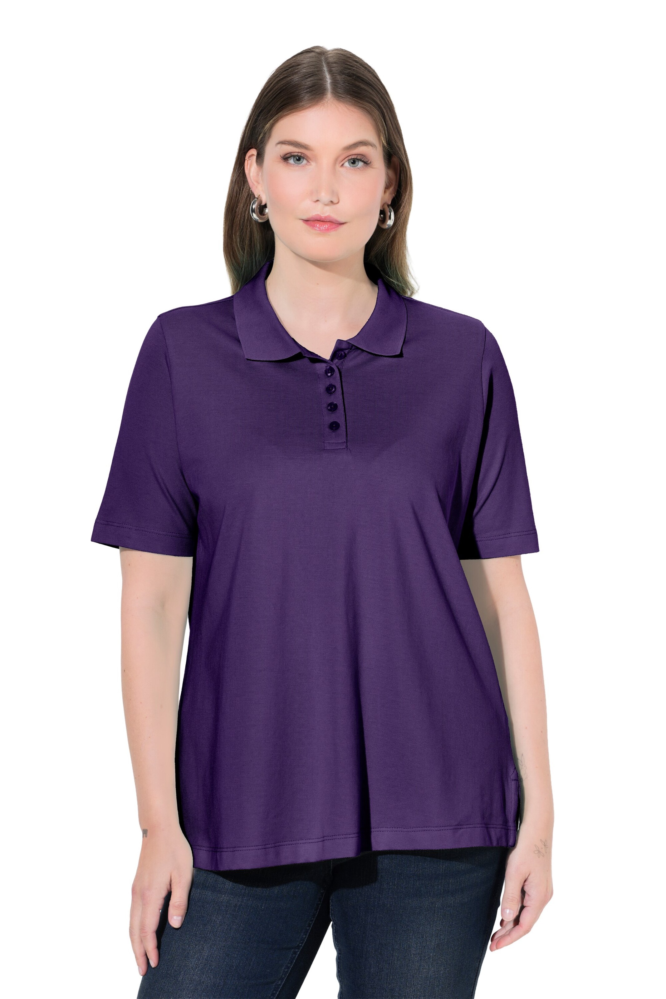 Ulla Popken Shirt in Lila: Vorderseite