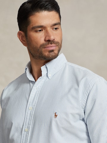 Polo Ralph Lauren Big & Tall Средняя посадка Рубашка в Синий