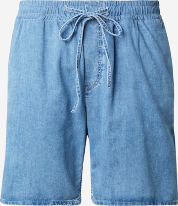 mėlyna ARMEDANGELS Standartinis Džinsai 'LUAANO': priekis