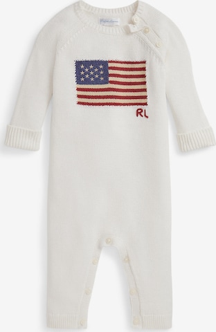 Polo Ralph Lauren Overall in Wit: voorkant