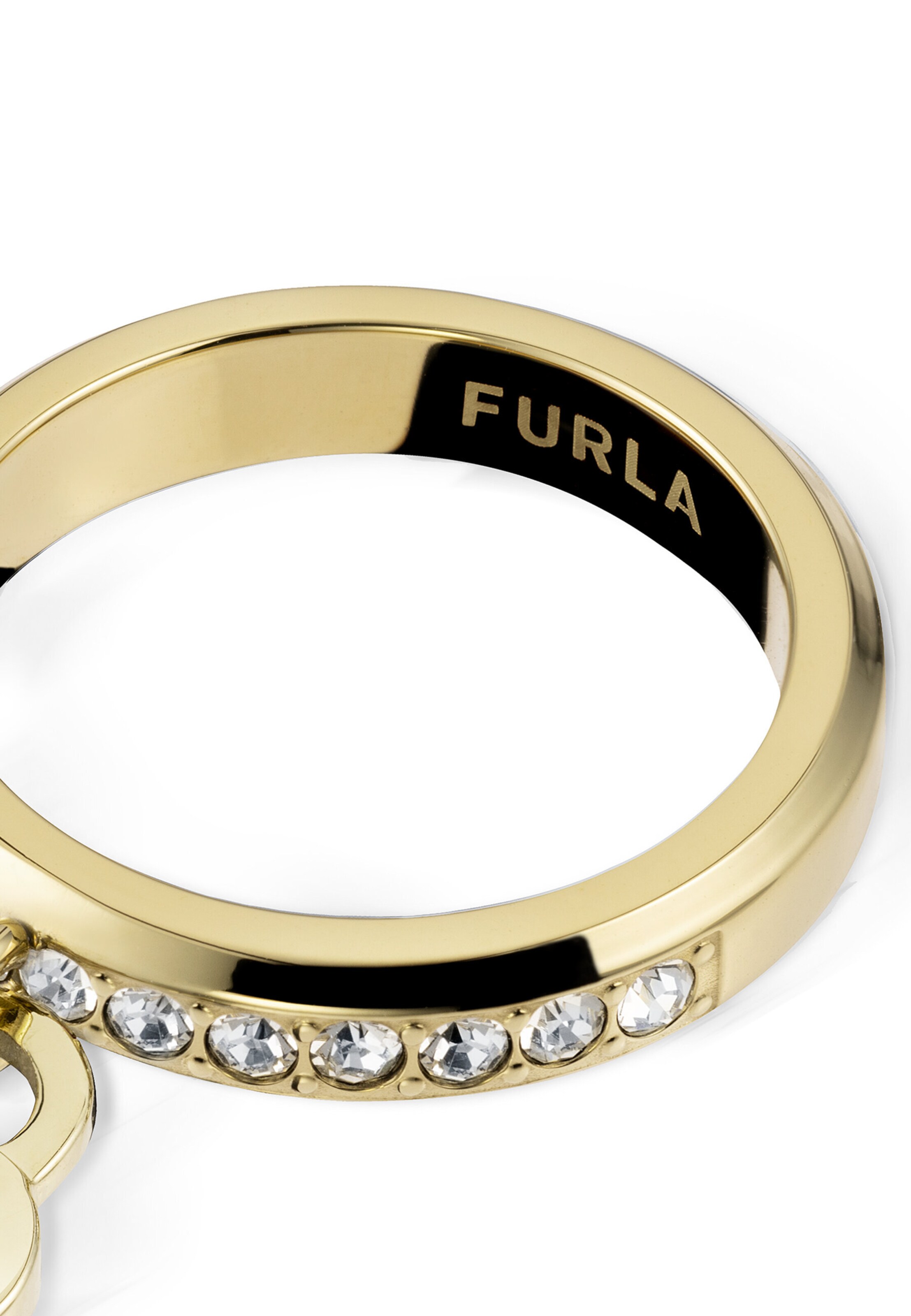 Furla Jewellery Ring ' FURLA LOVING PADLOCK ' i guld