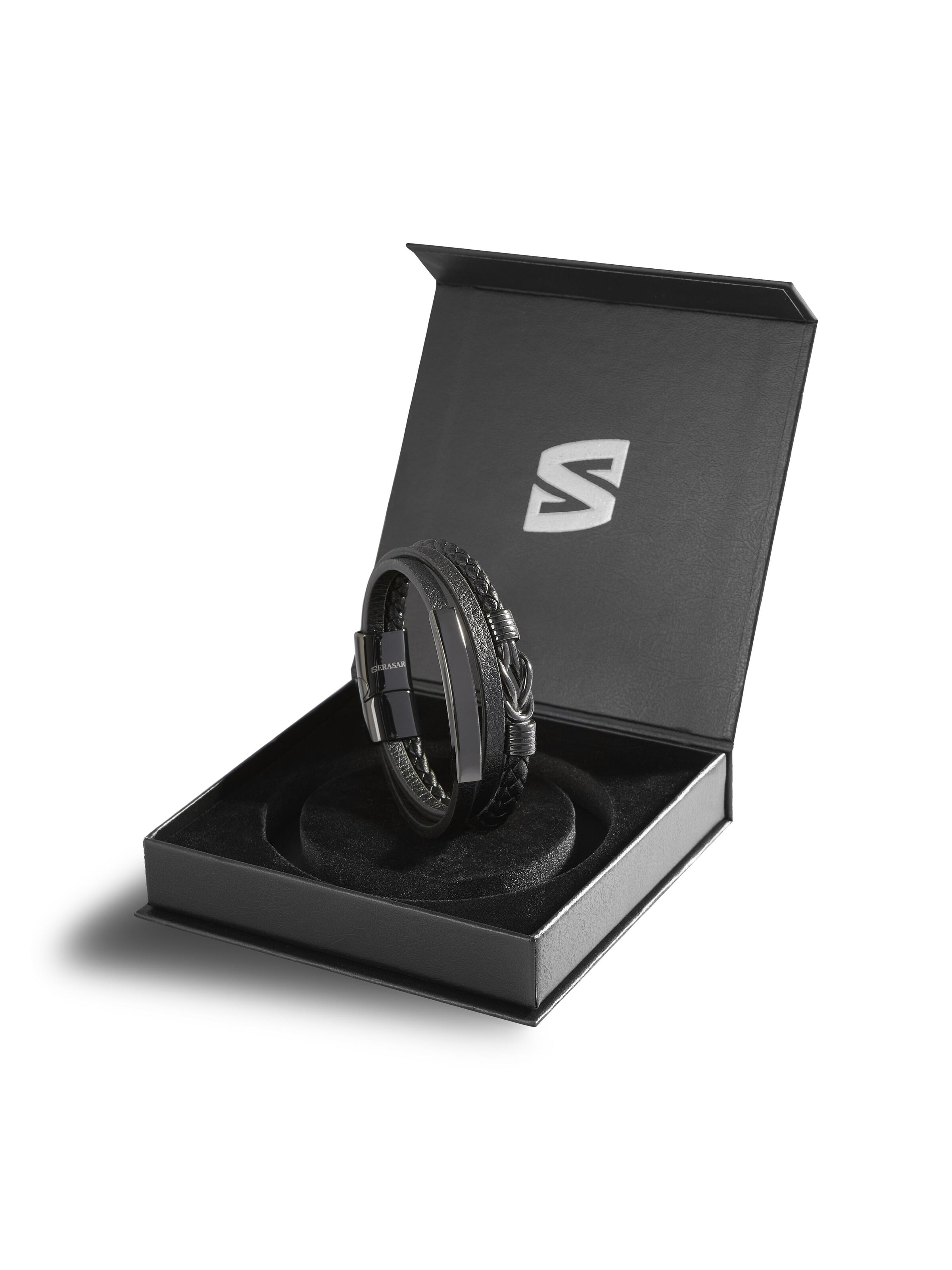 SERASAR Armband 'Proud'‌‌‌‌‌‌‌‌‌‌ in Schwarz