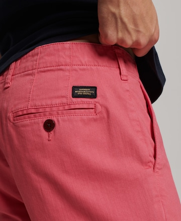 Superdry Slimfit Chino in Roze