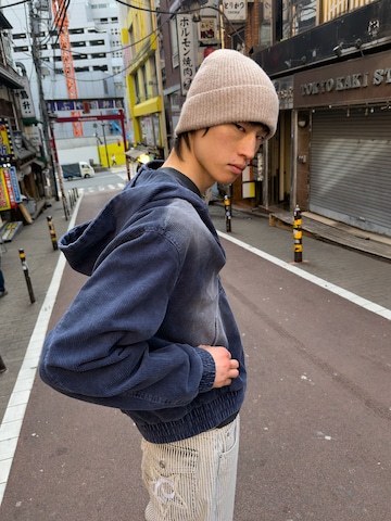 BershkaPrijelazna jakna - plava boja