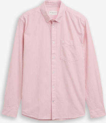TOM TAILOR Button Up Shirt in Orange: front