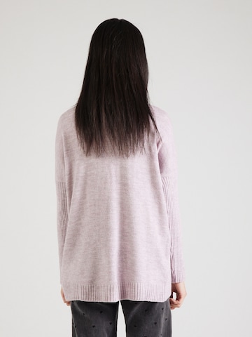 ABOUT YOU Sweter oversize w kolorze fioletowy