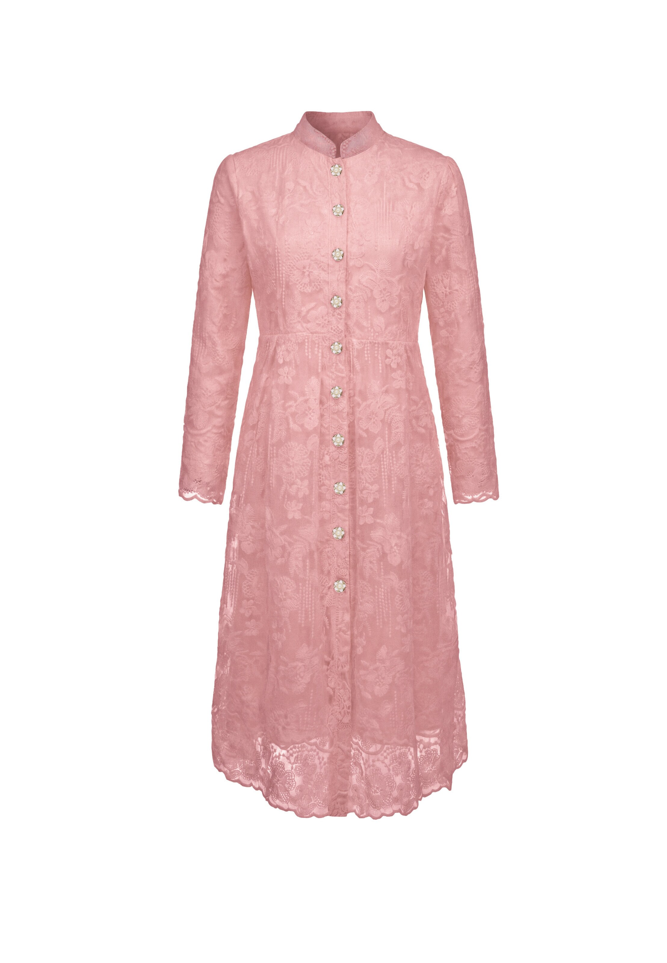 Usha Jurk in Roze: voorkant