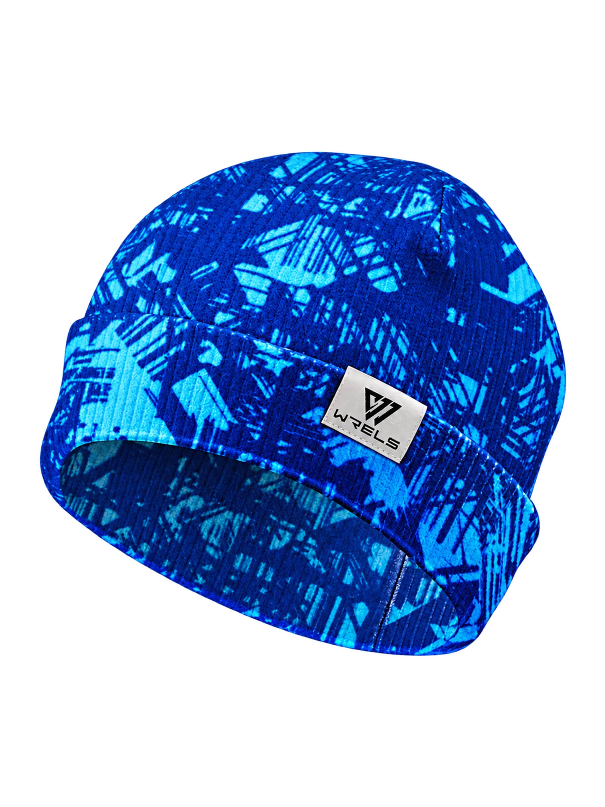 Rune Beanie in Blue: front