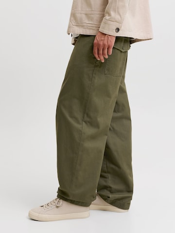 Barrel Pantaloni 'JPSTEvan' di JACK & JONES in verde