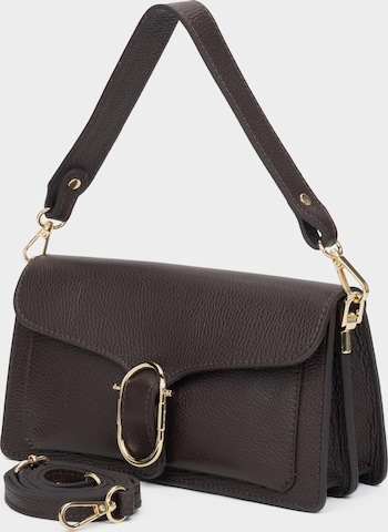 Estro Shoulder Bag '837' in Brown: front