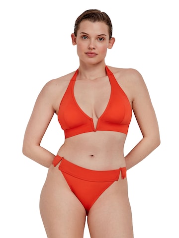 Gisela Trojuholníky Bikinový top - Oranžová