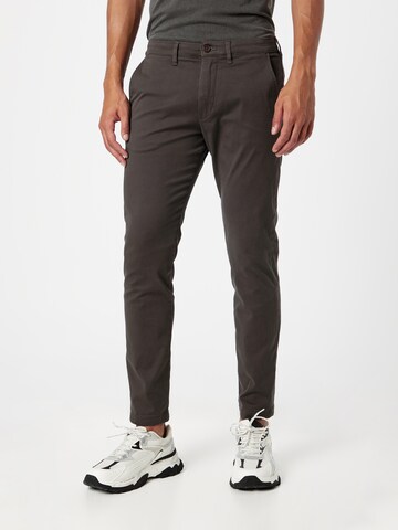 INDICODE JEANS - regular Pantalón chino 'Rafle' en gris: frente