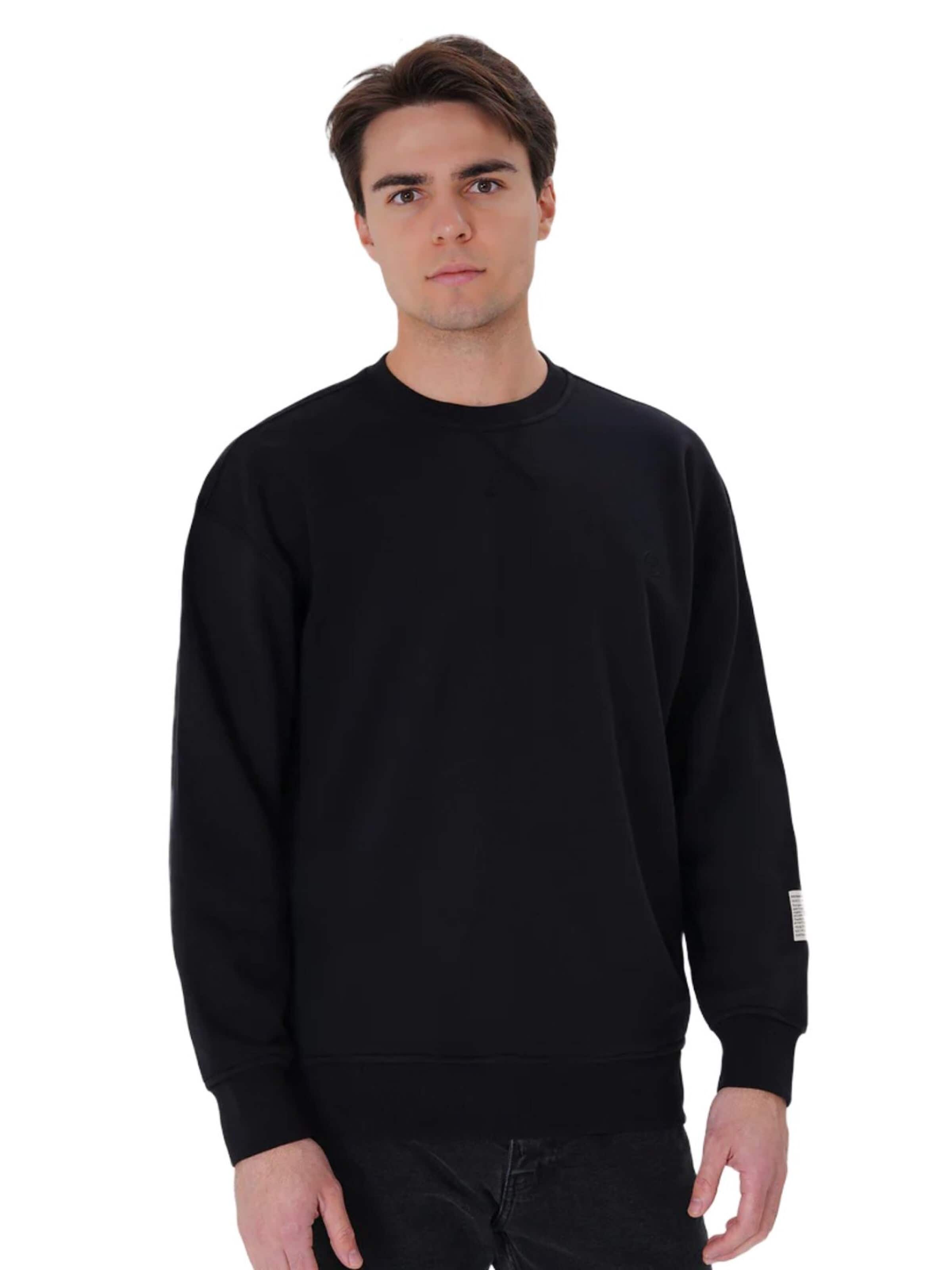 UNIQVIBE Sweatshirt in Black: front